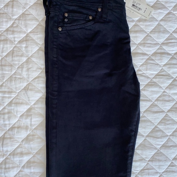 Men’s AG The Graduate Slim Pants in Navy - Picture 8 of 10